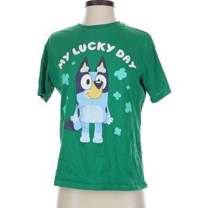 Green My Lucky Day Bluey T-Shirt